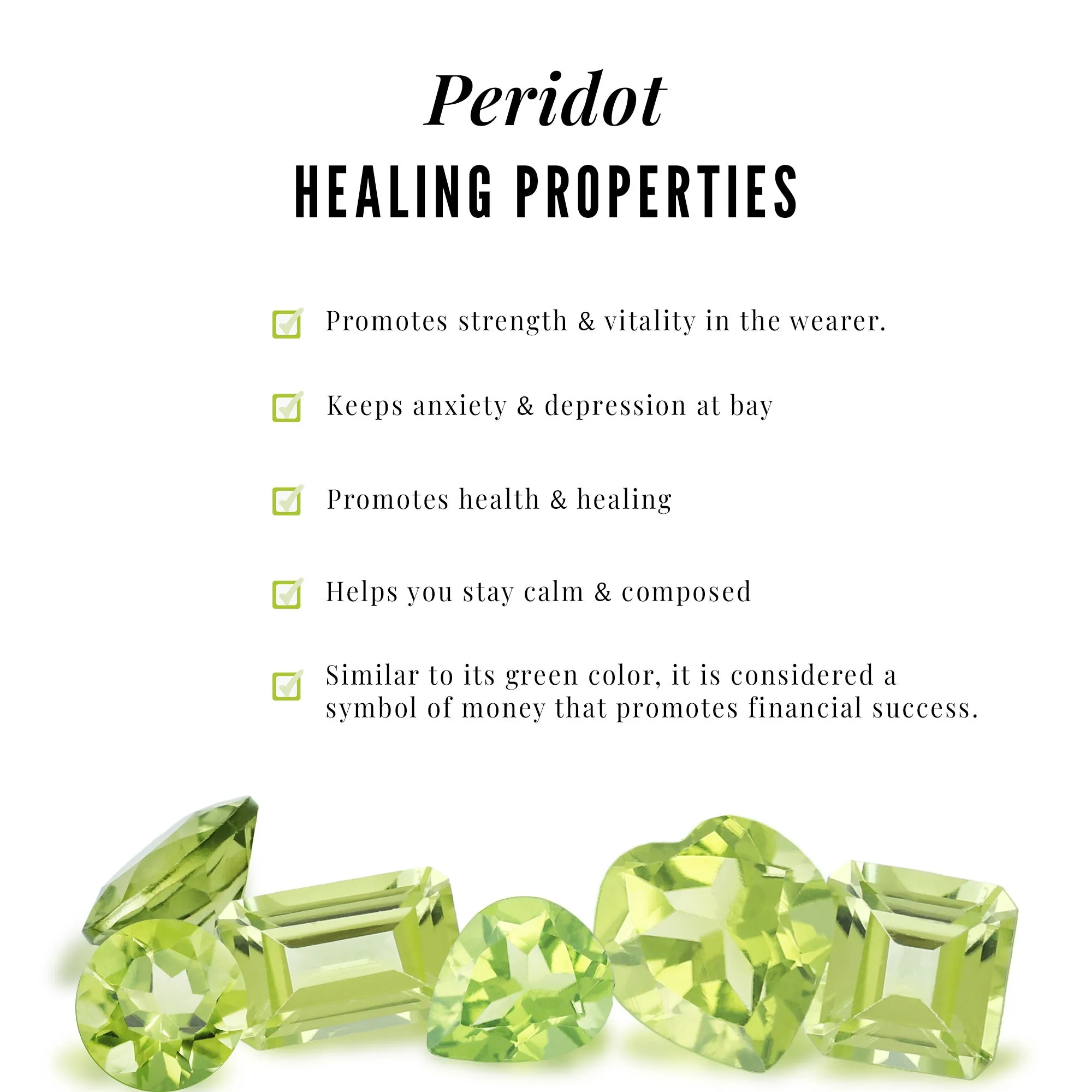 1/4 CT Peridot and Diamond Three Stone Promise Ring