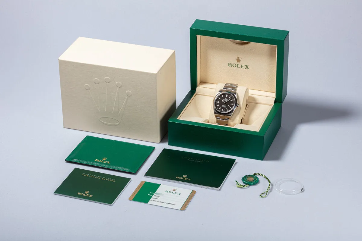 2017 Rolex Explorer MK2 214270 39mm with Box & Card