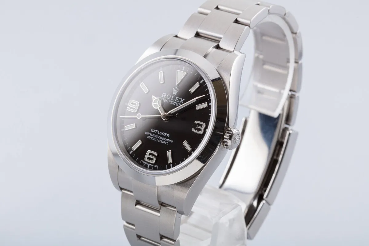 2017 Rolex Explorer MK2 214270 39mm with Box & Card