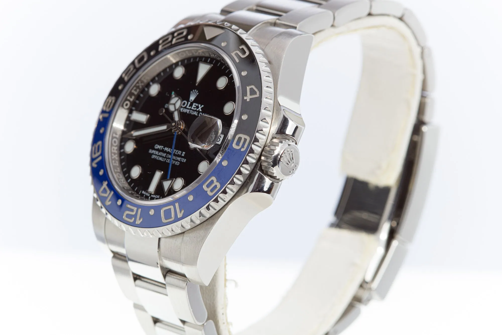 2017 Rolex GMT Master II 116710BLNR Batman with Box & Card