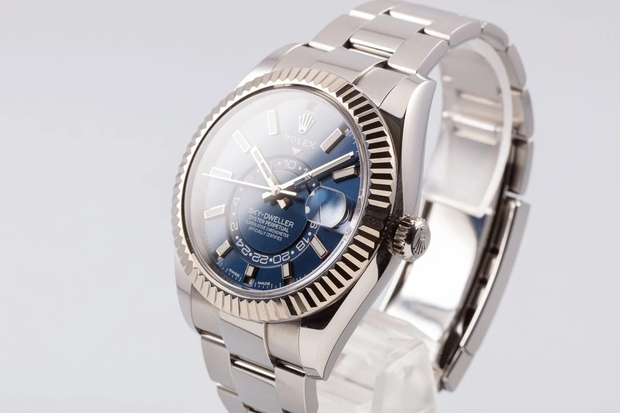 2021 Rolex Sky-Dweller Blue Dial 326934 Box, Booklets & Card