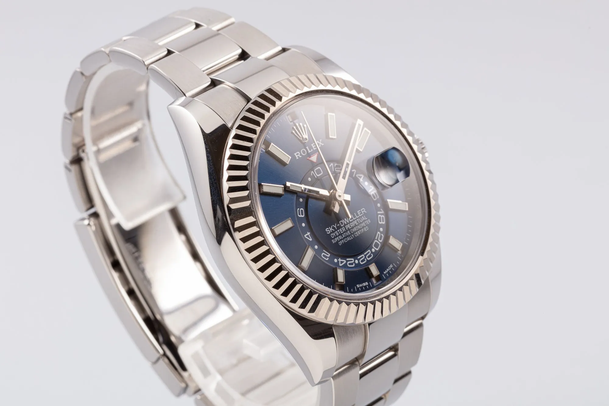 2021 Rolex Sky-Dweller Blue Dial 326934 Box, Booklets & Card
