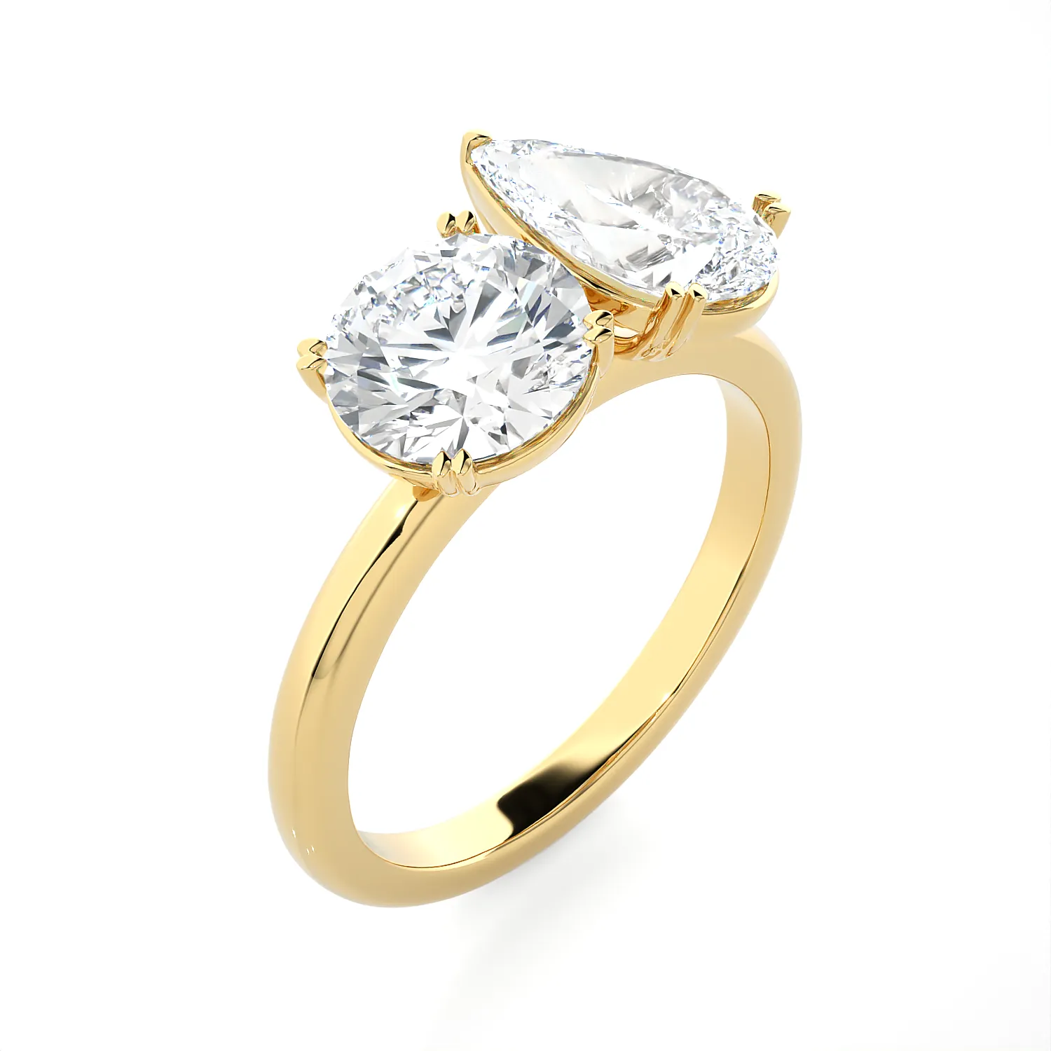 3 1/2 ctw Multi-Shape Lab Grown Diamond Ring