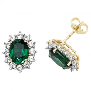 9ct Yellow Gold Stud Earrings ES1204E