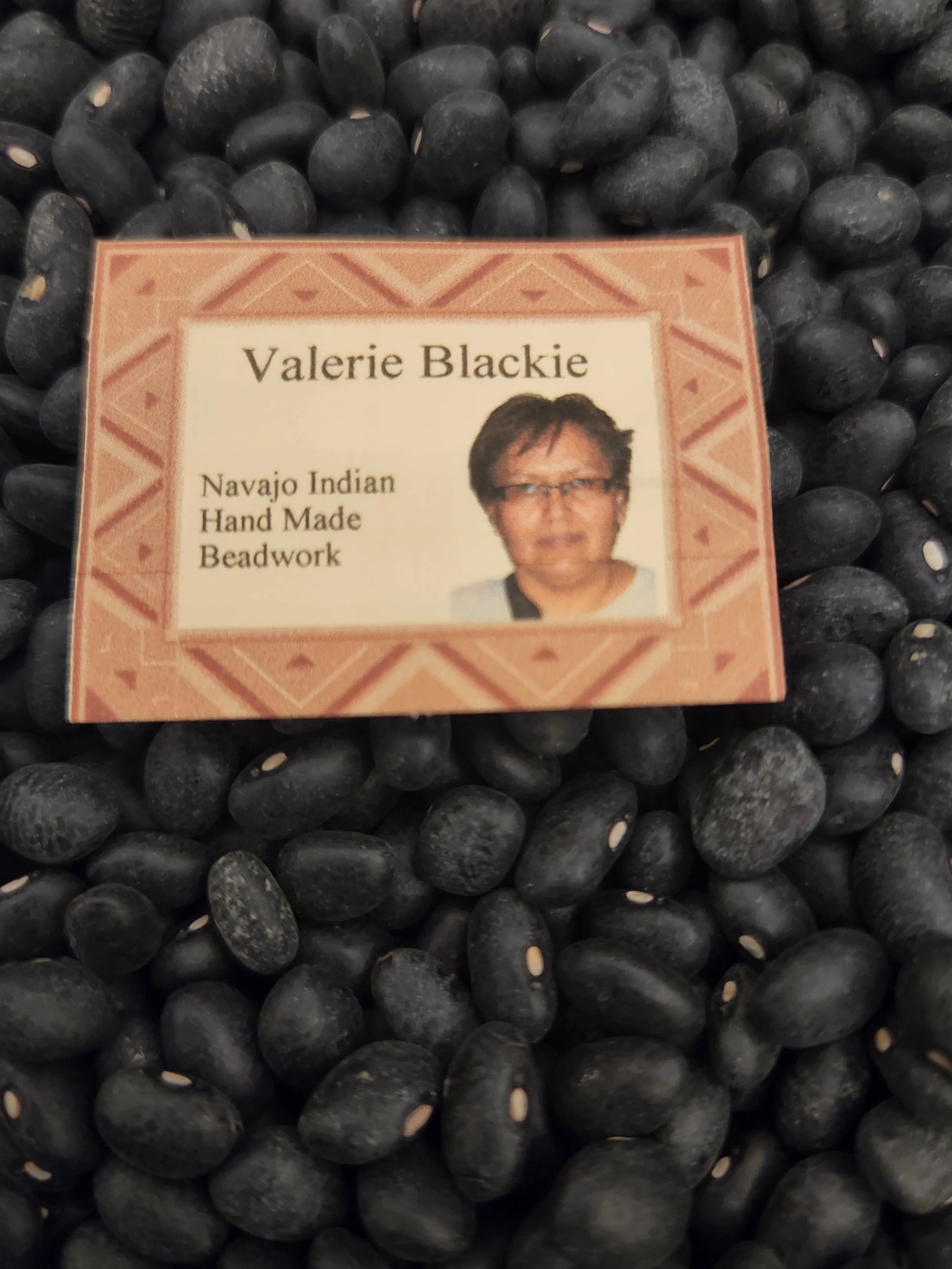 BEADED BARRETTE- LT BLUE - VALERIE BLACKIE