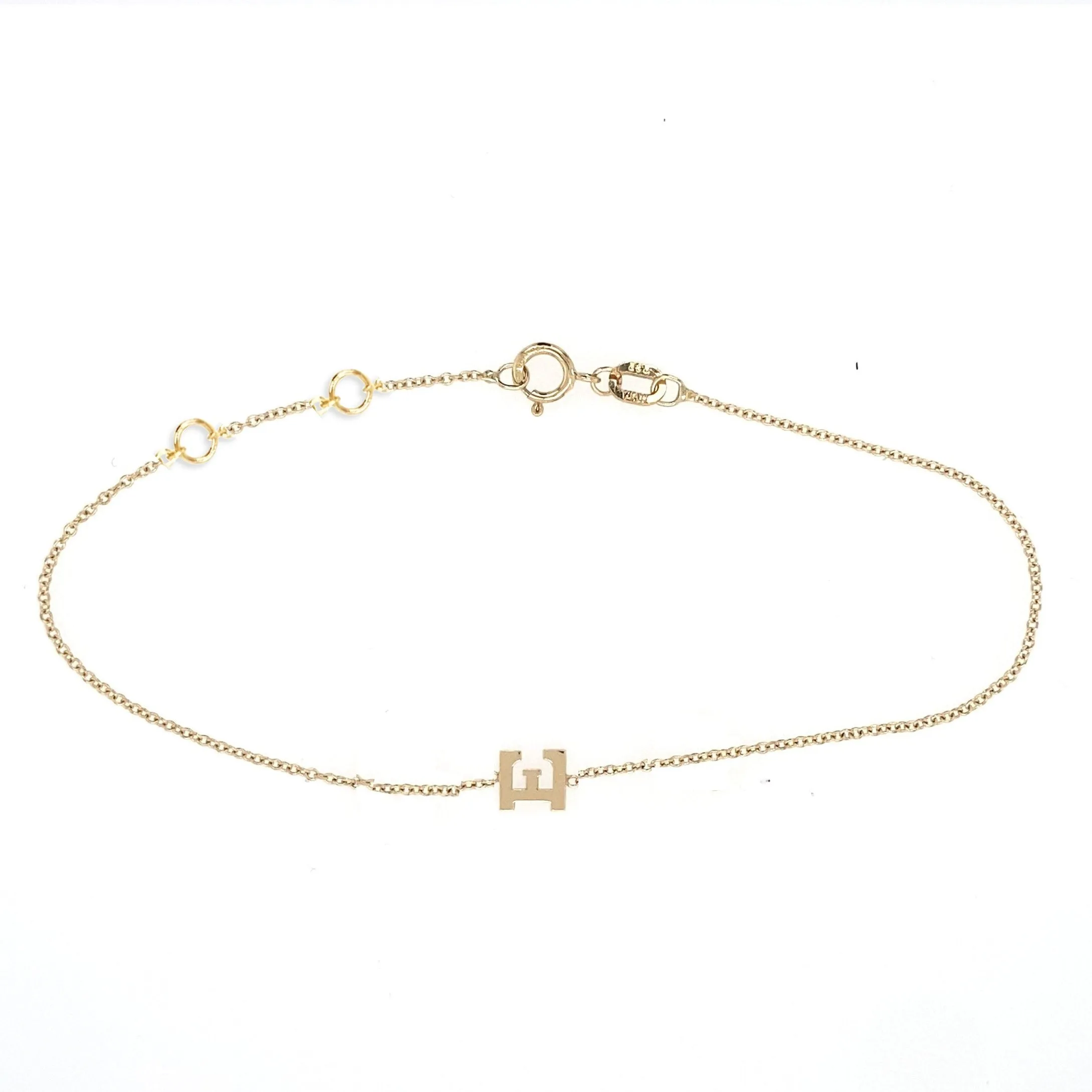 Bold Initial Bracelet