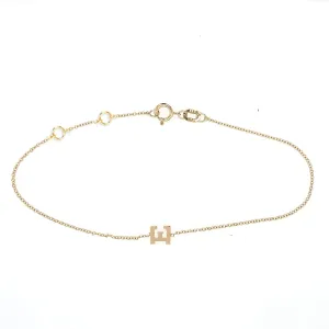 Bold Initial Bracelet