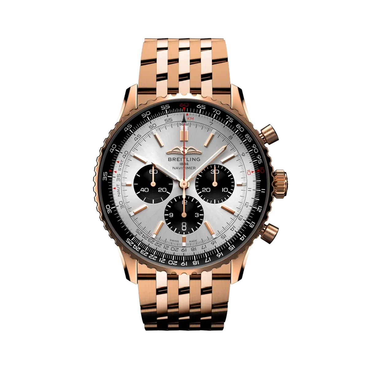 Breitling Navitimer B01 Chronograph 46 18K - Silver Dial