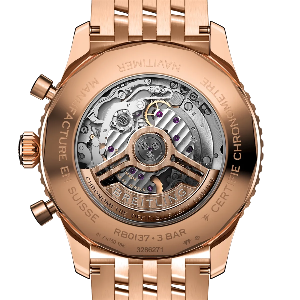 Breitling Navitimer B01 Chronograph 46 18K - Silver Dial