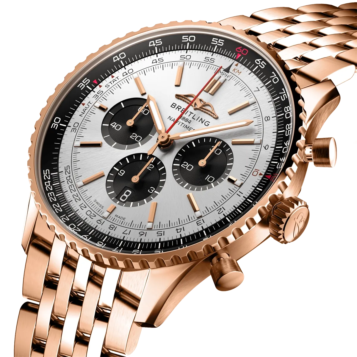 Breitling Navitimer B01 Chronograph 46 18K - Silver Dial