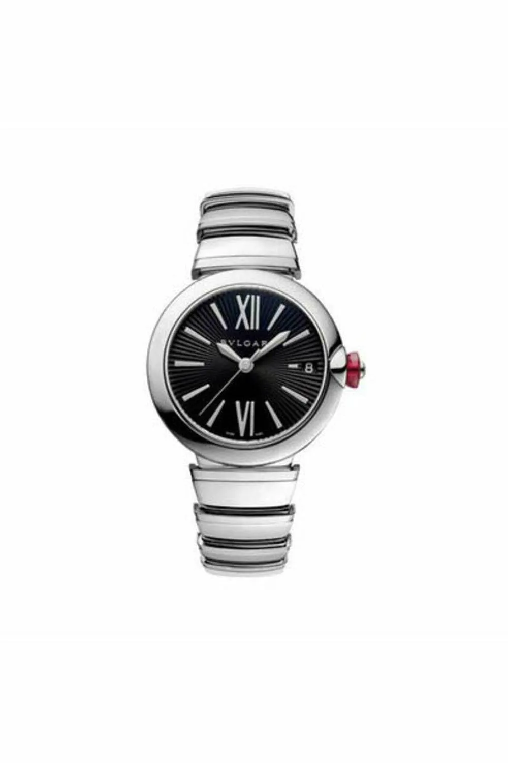 bvlgari lvcea 33mm stainless steel ladies watch ref. 102688 lu33bssd