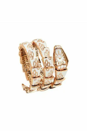 bvlgari serpenti 26mm 18kt rose gold ladies watch