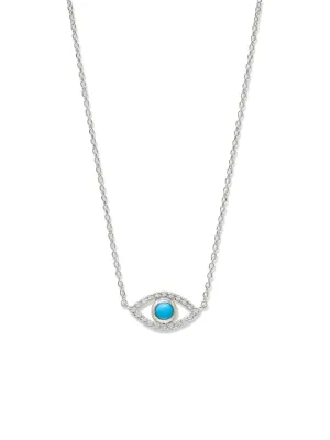 Classique Pavé Evil Eye Necklace