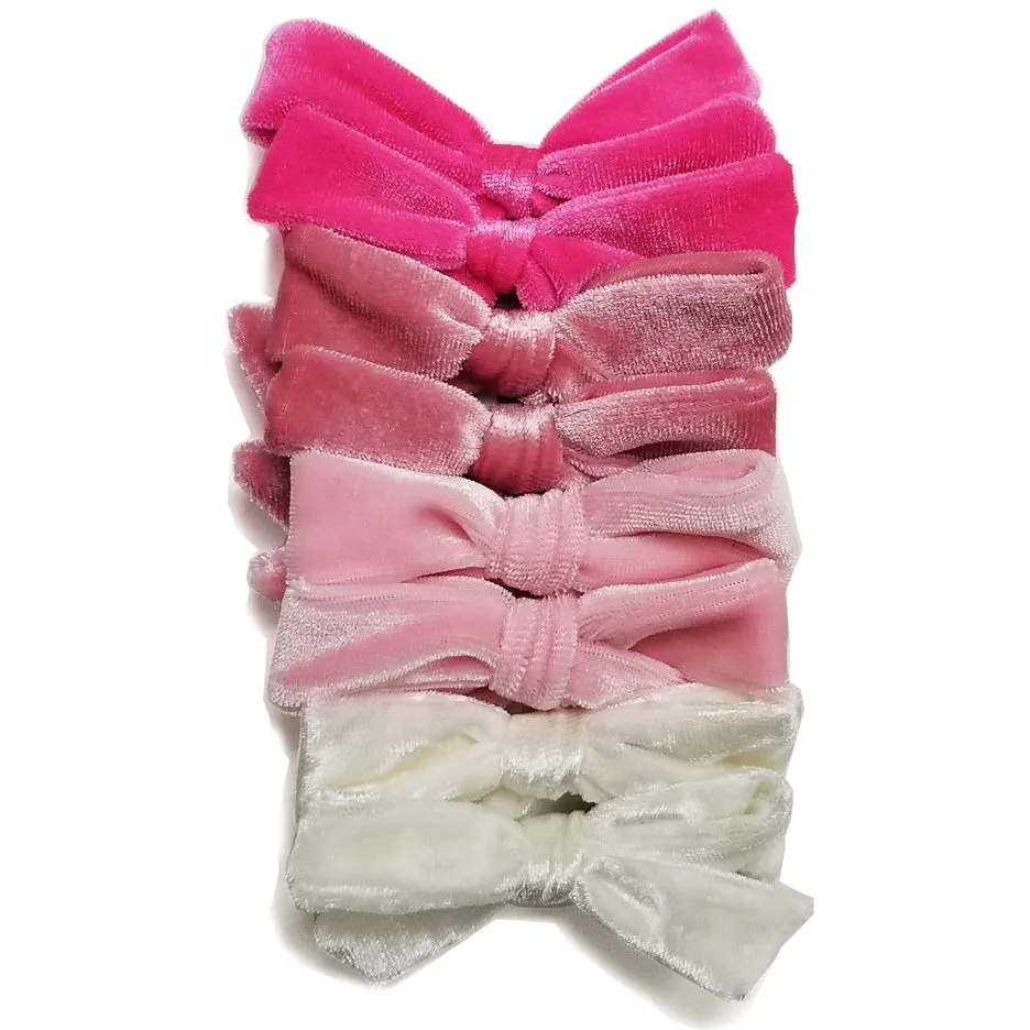Classy Missy mini Pinwheel Pigtail Hair Bows