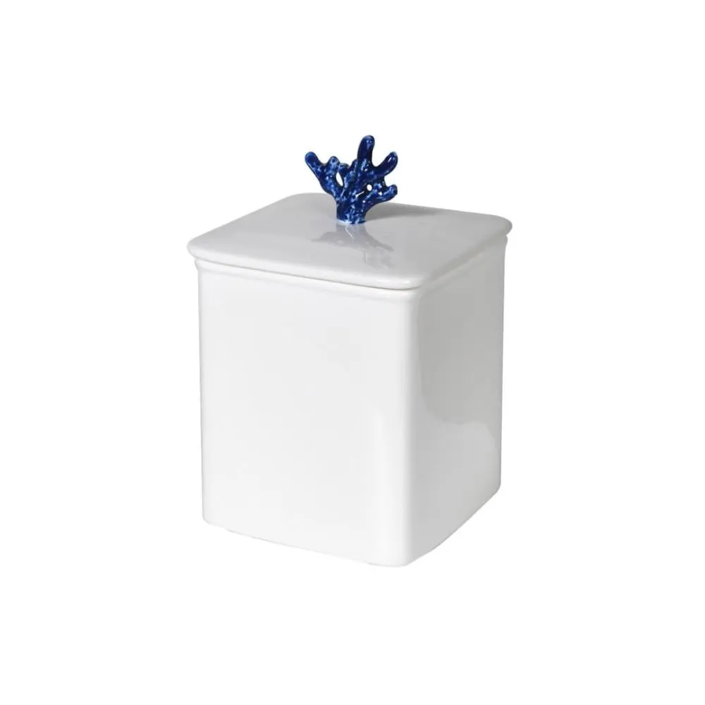 Coral Lidded Jar