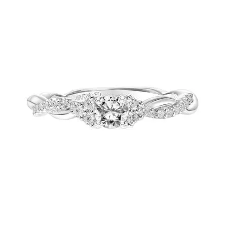 Dani Three Stone Engagement Ring
