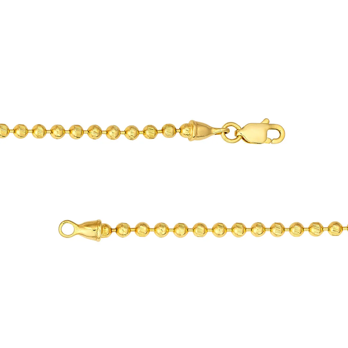 Diamond Cut Bead Bracelet 4690103