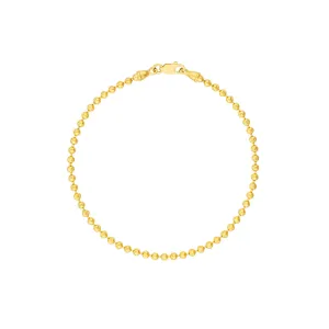 Diamond Cut Bead Bracelet 4690103