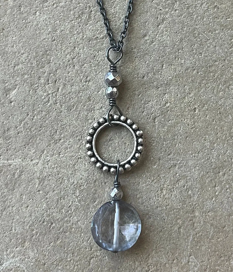 Double Circle Necklace