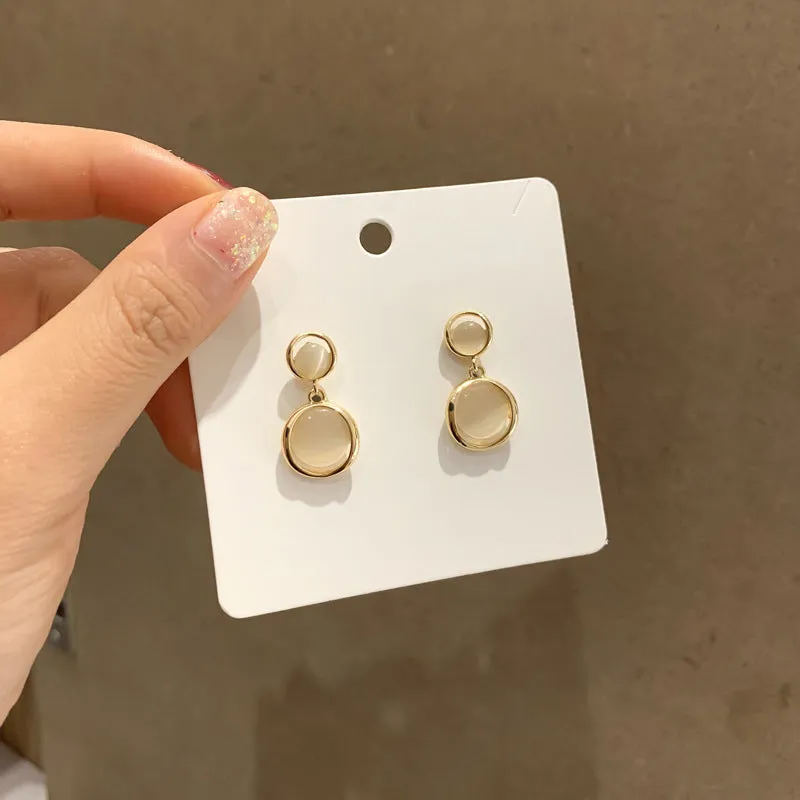 E1434 - Korean Opal Earrings
