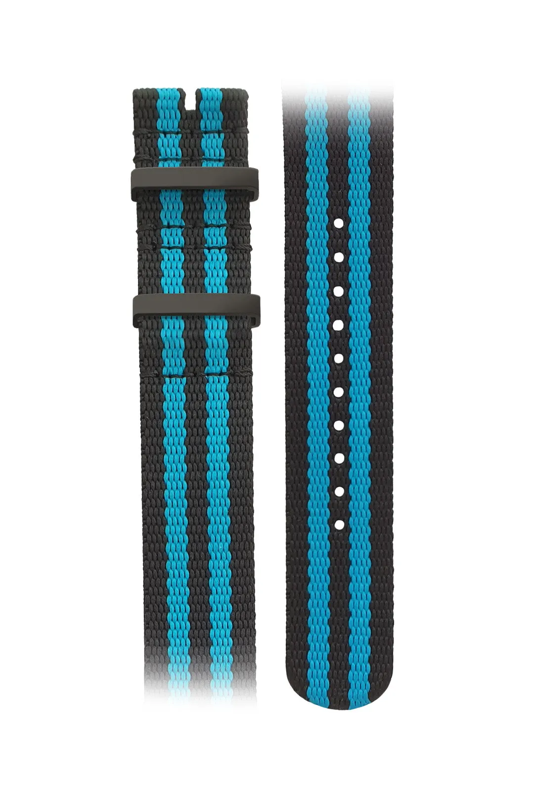 Extra strap for Nautilo 42 mm and 45 mm Nato black