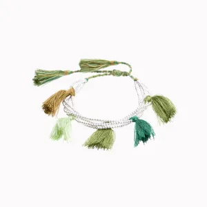 FIVE LINE TASSEL BRACELET