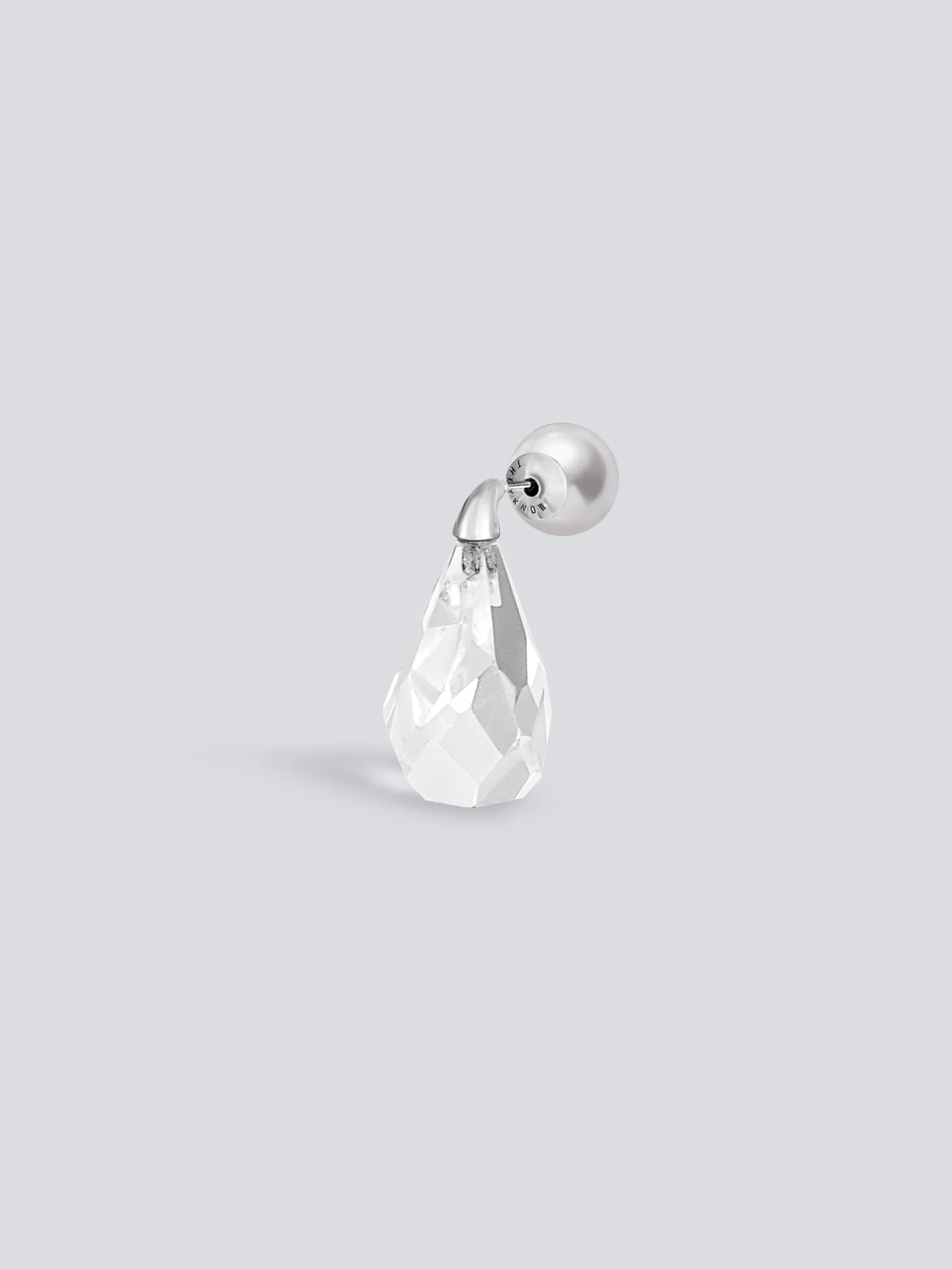 Front & Back Crystal Stud Earring