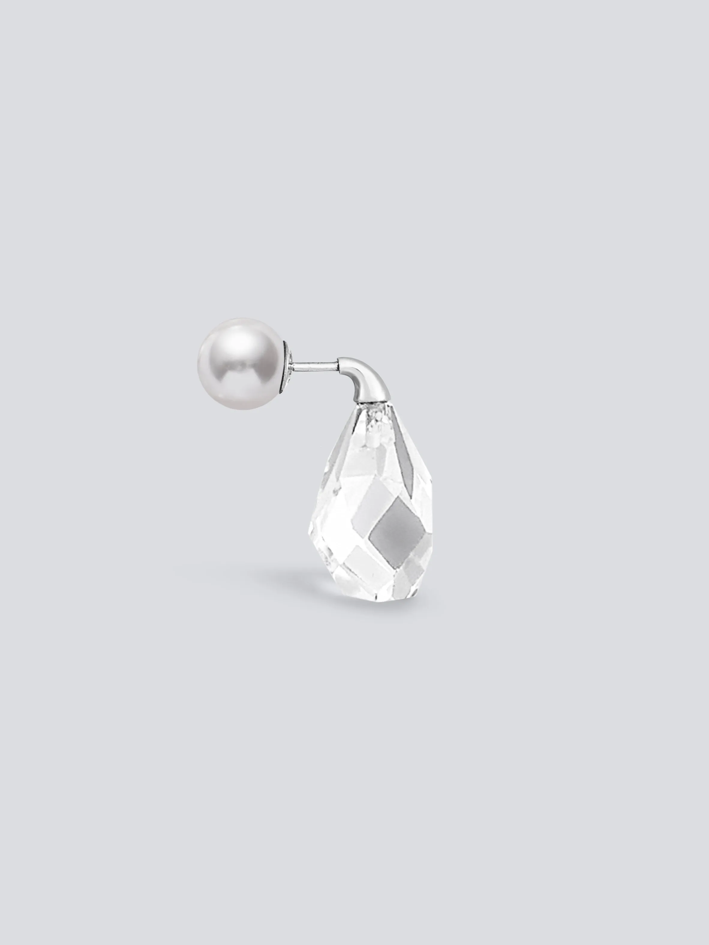Front & Back Crystal Stud Earring
