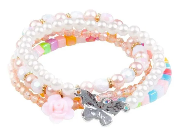 Great Pretenders Fashion - Pearly Butterfly Bracelet
