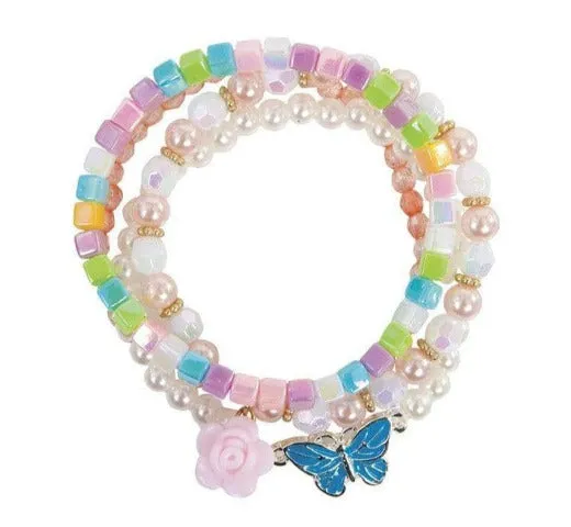 Great Pretenders Fashion - Pearly Butterfly Bracelet