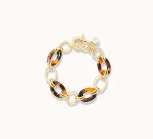 Harbor Resin Chain Bracelet Tortoise
