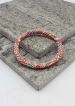 Hippie Peach Roll On Bracelet