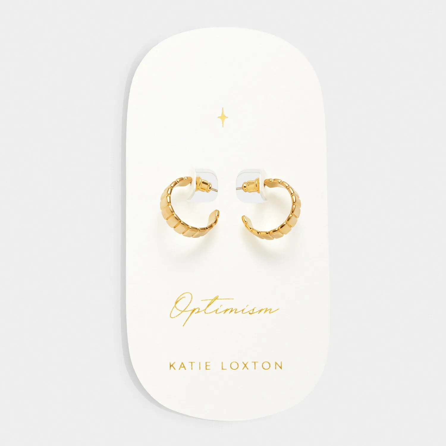 Katie Loxton Optimism Amulet Hoop Earrings