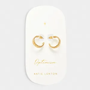 Katie Loxton Optimism Amulet Hoop Earrings