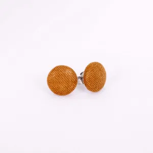 Linen Button Studs