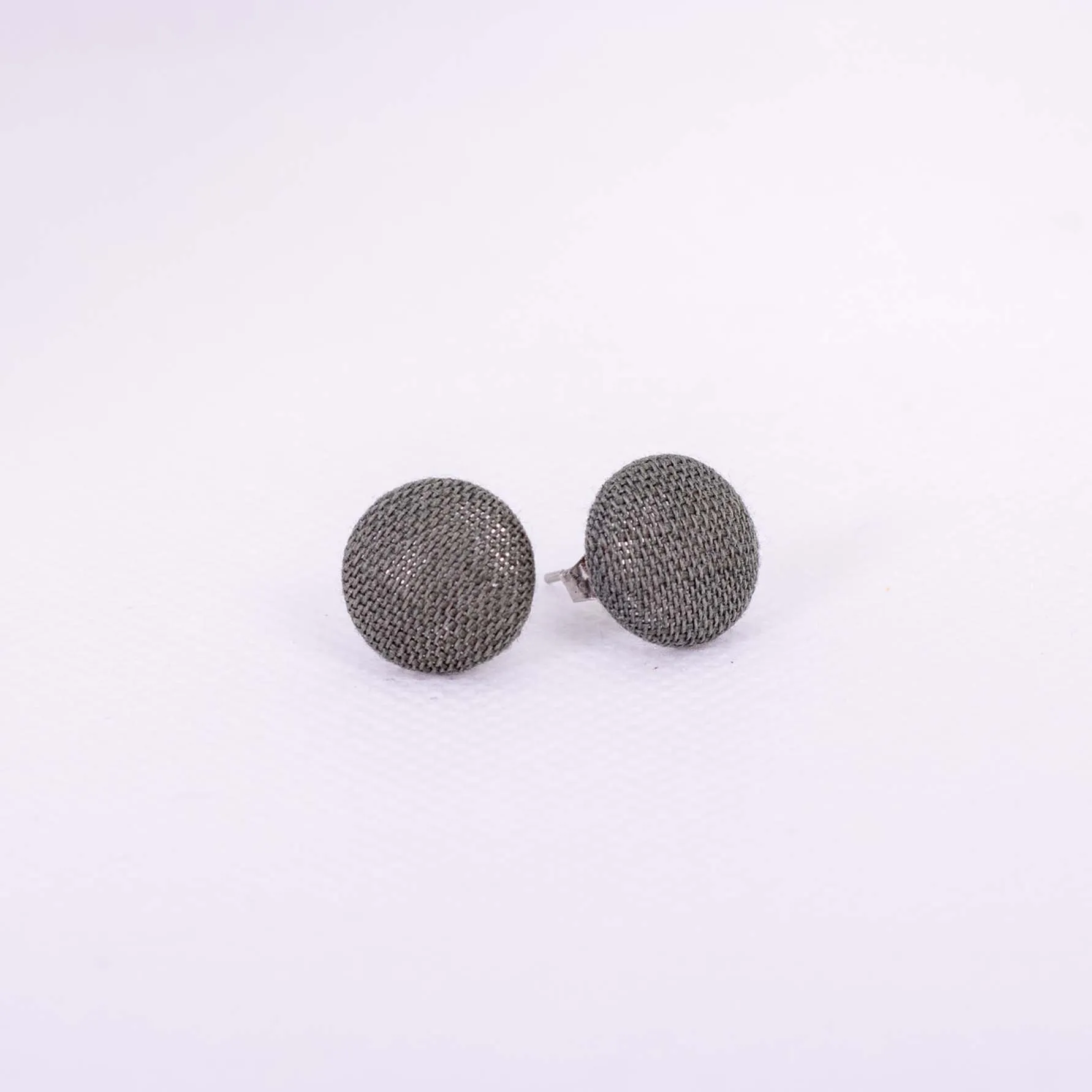 Linen Button Studs