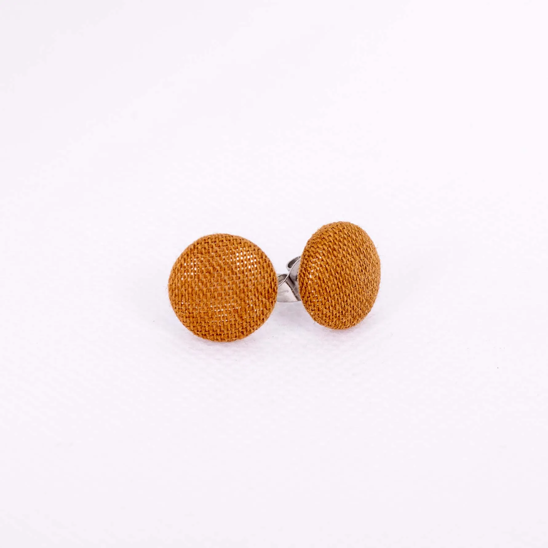 Linen Button Studs