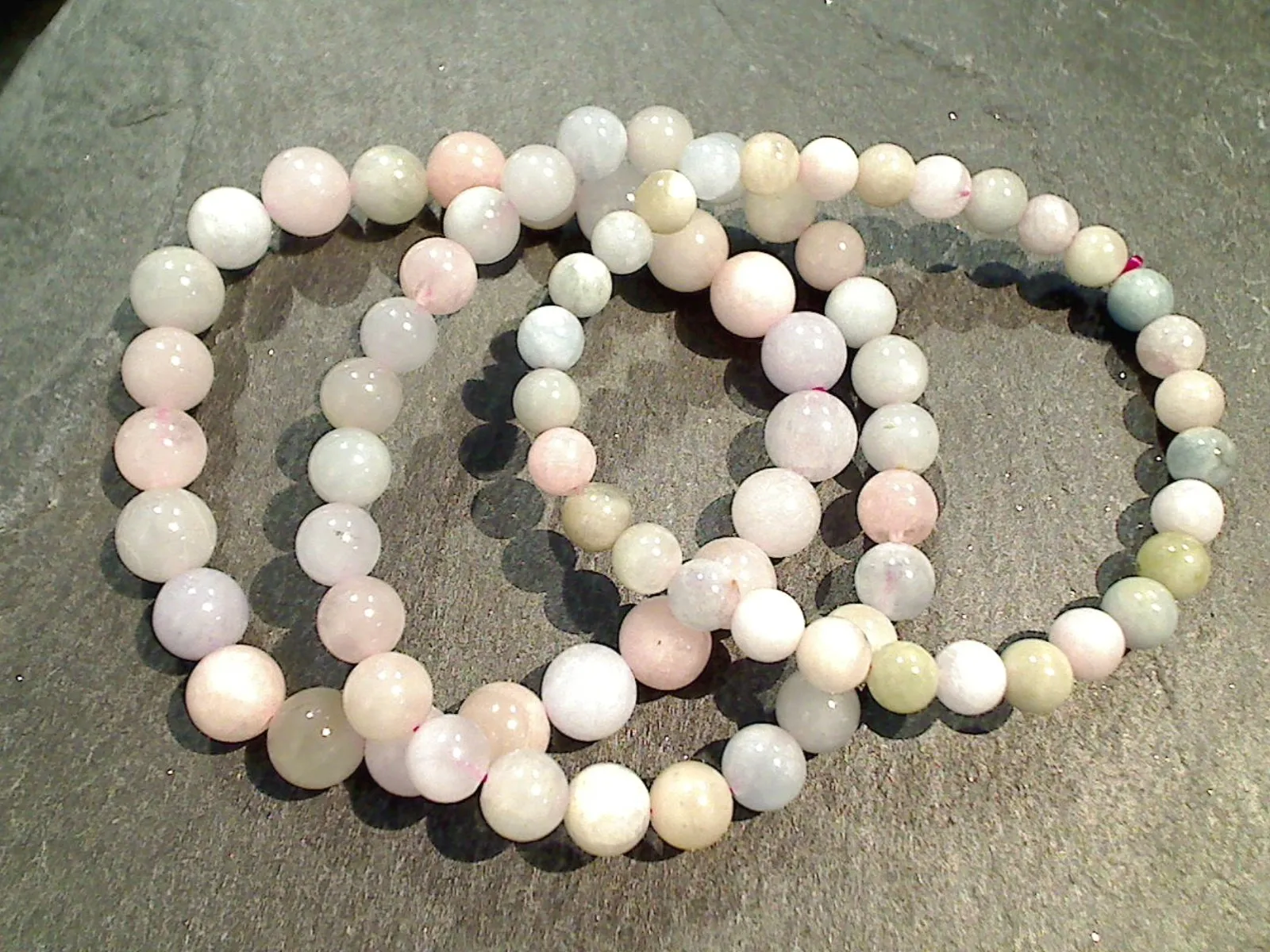 Morganite 6MM - 8MM Stretch Bracelet
