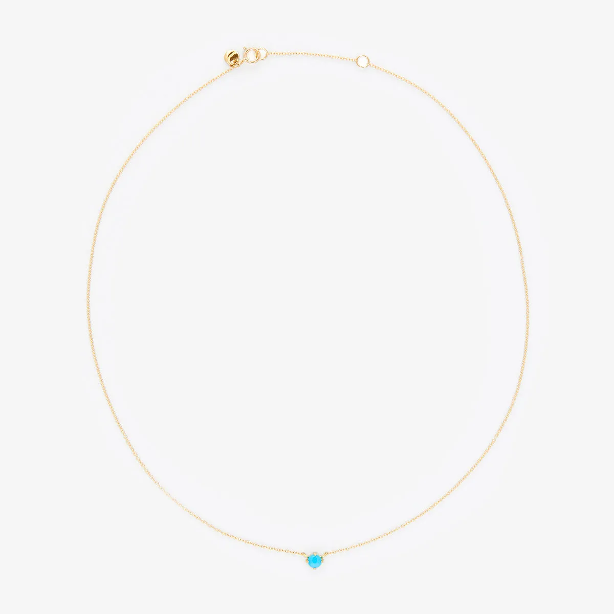N5804TQ | Turquoise Wisp Necklace