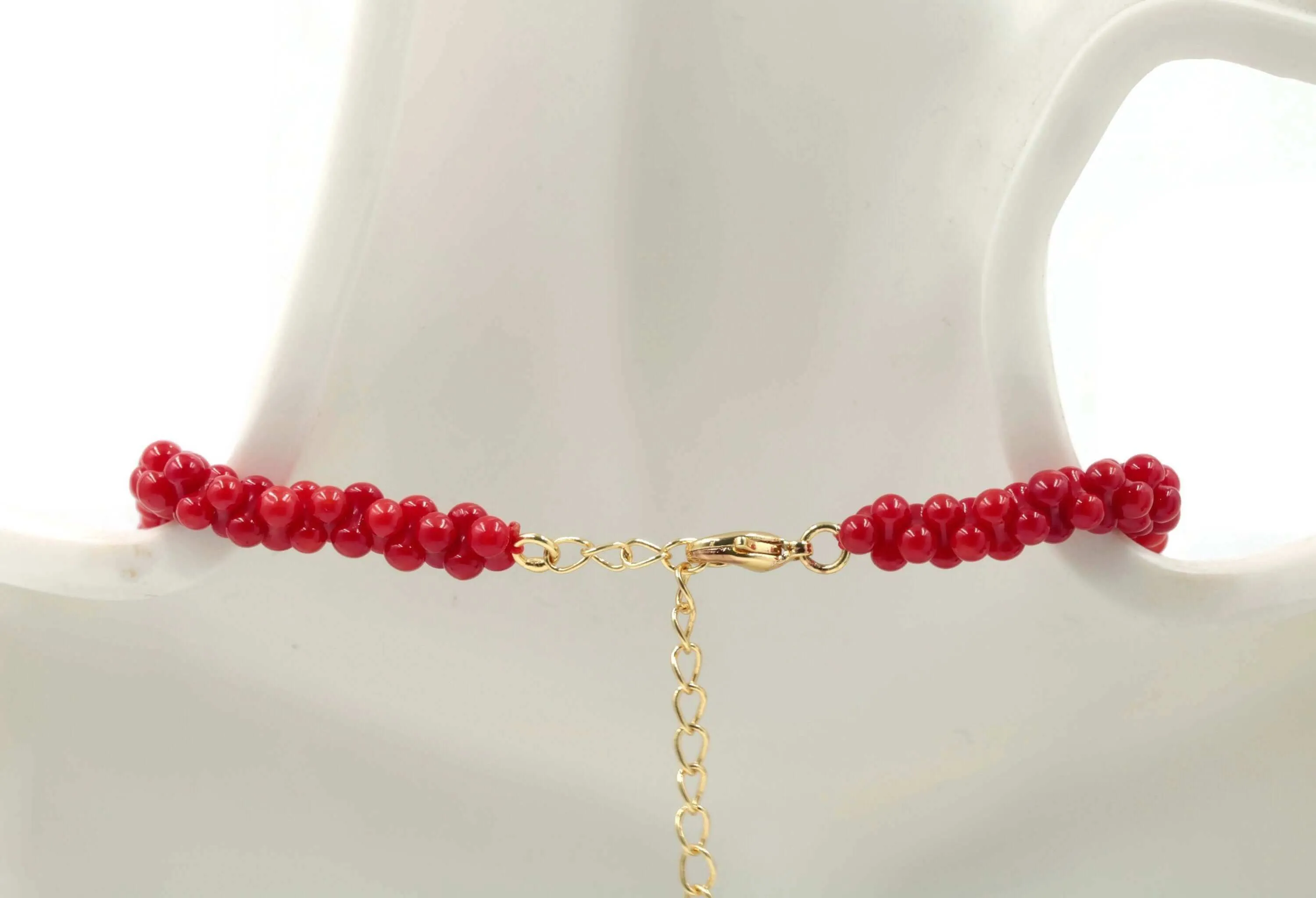 Natural Coral Beads Coral Necklace Italian Coral beads Red Coral Beads Antique Coral Beads Natural Coral Bead Necklace 6x2mm,16" SKU:113156