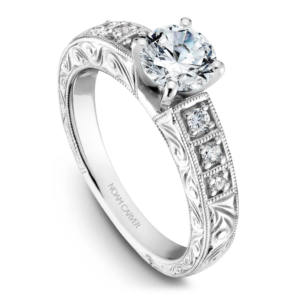 Noam Carver Engagement Ring - B057-01WZ-100A