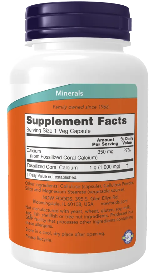 Now Coral Calcium 1000mg