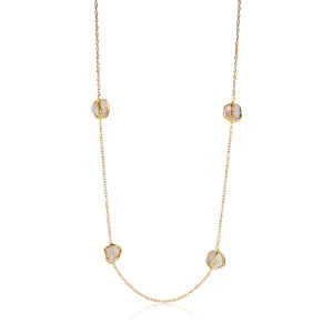 Quartz Station Necklace