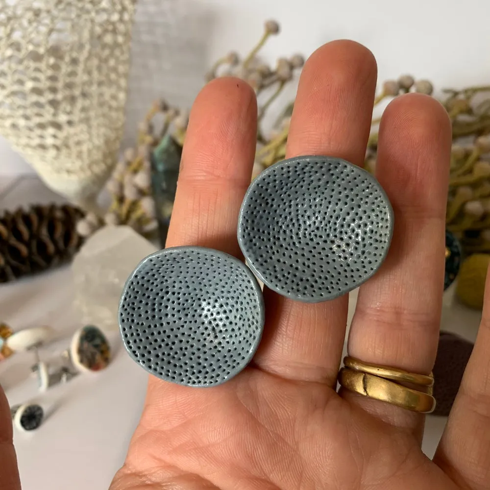 ‘Rock coral’ round top ring, choose one