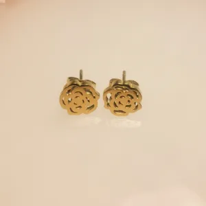 Rose Stud Earrings