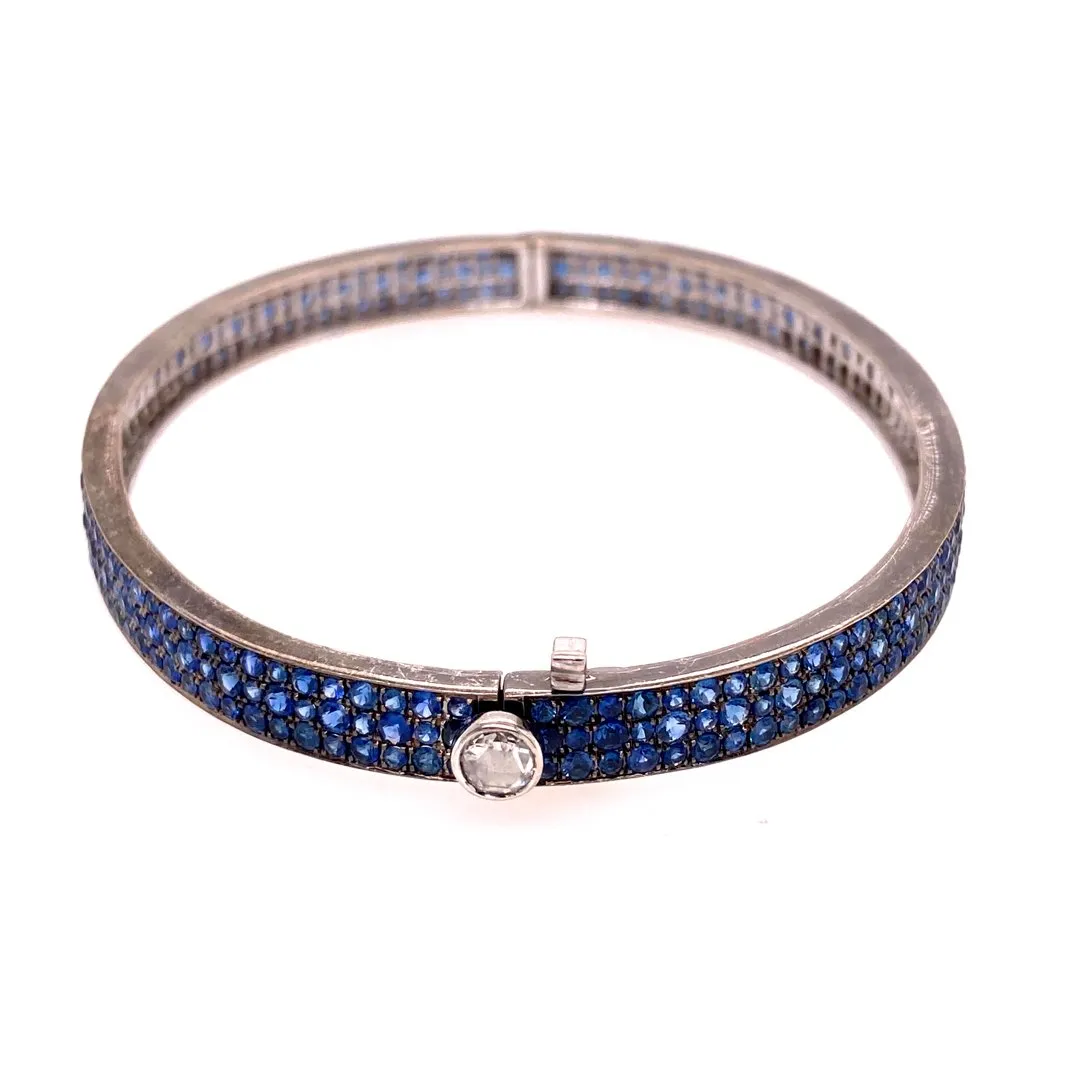 Sapphire Bangle Bracelet