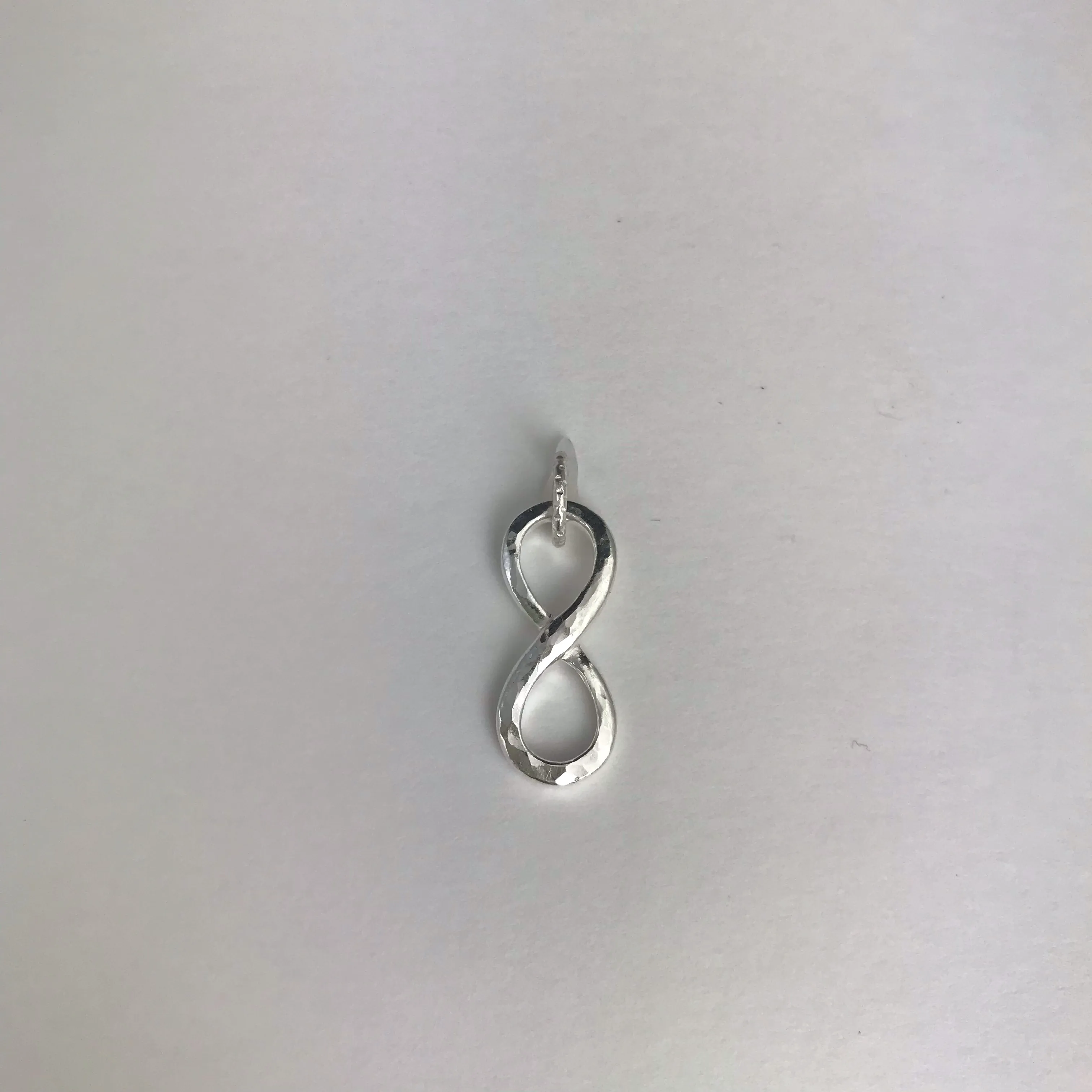 Silver Infinity Pendant - M