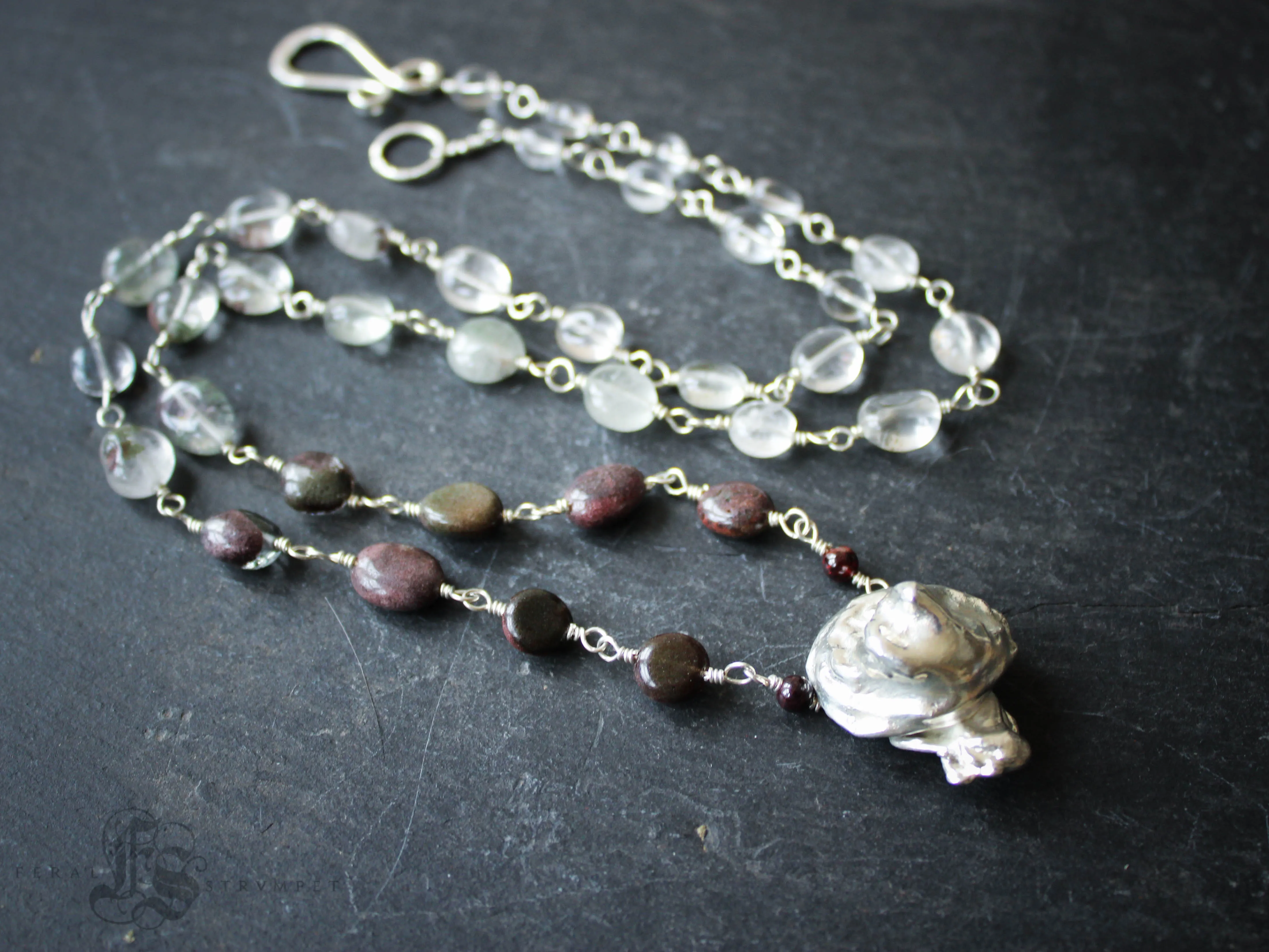 Tide Pool Sterling Silver Necklace