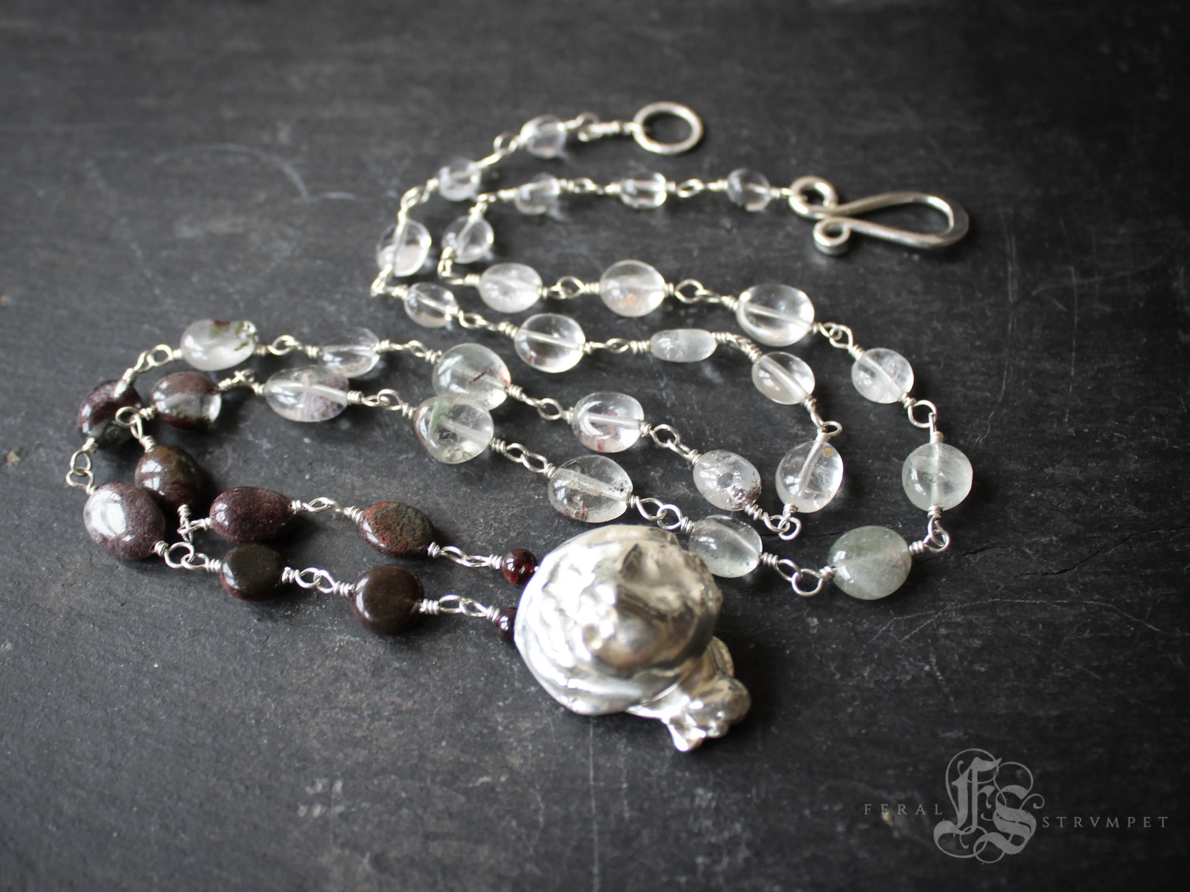Tide Pool Sterling Silver Necklace
