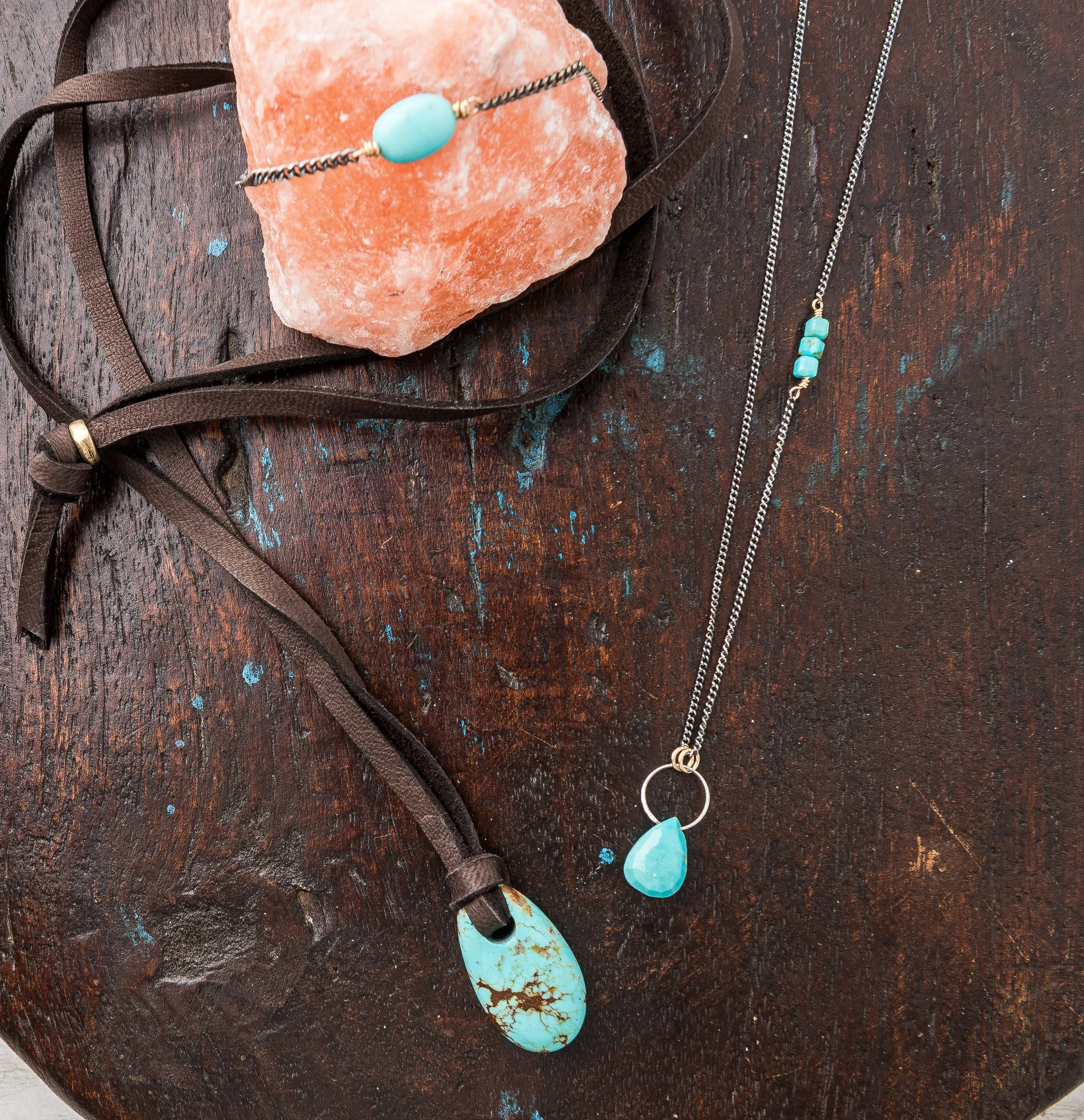Turquoise Drop Necklace